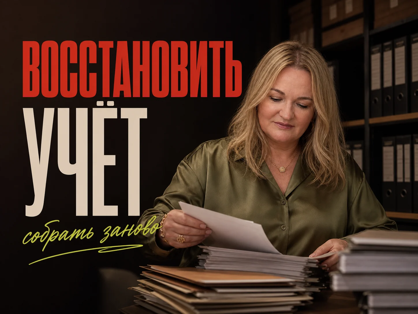 Ольга Овчинникова — Восстановление бухгалтерского и налогового учёта